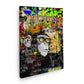 Wandbild Kunstwerk Graffiti Street Art Monkey Style