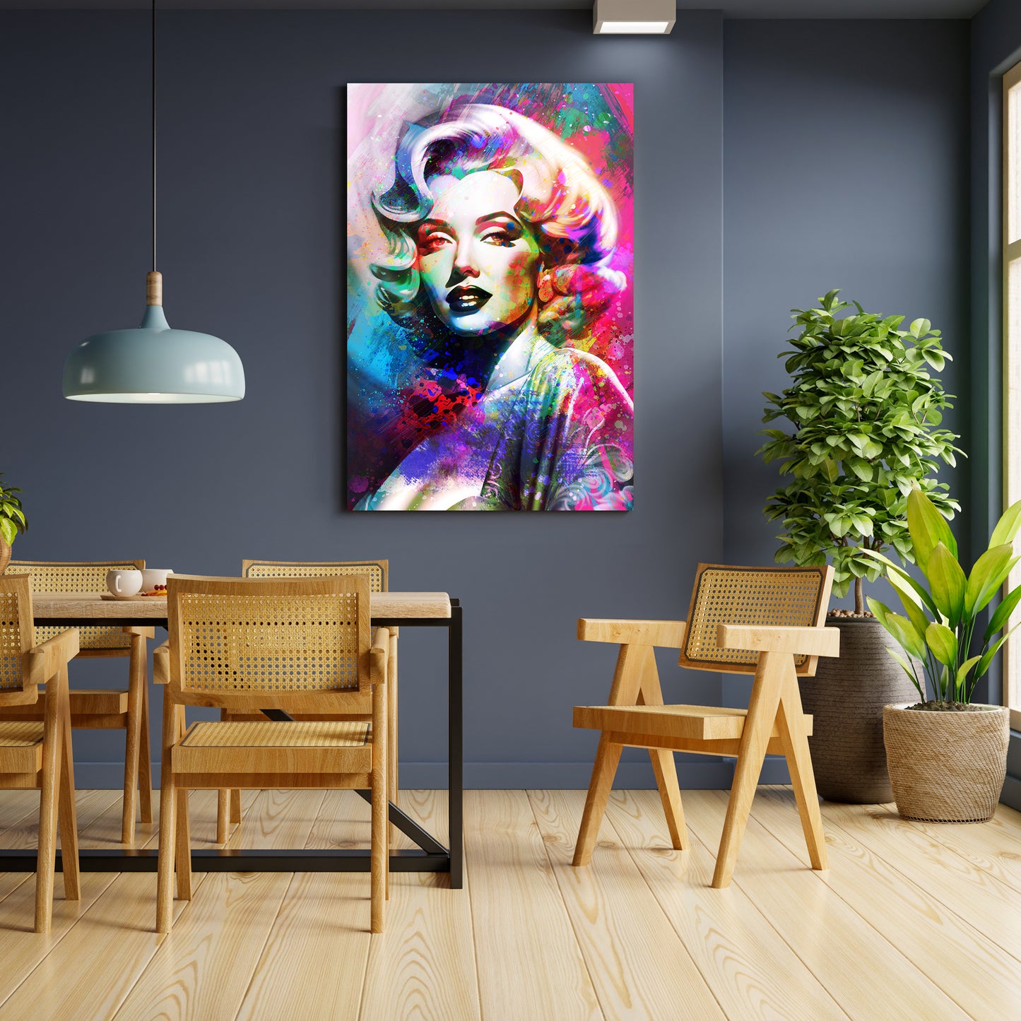 Wandbild Kunstwerk Abstract Marilyn Pop Art Style