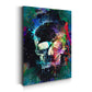 Wandbild Kunstwerk Abstract Skull