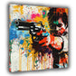 Wandbild Kunstwerk Abstract Splash One Shot Pop Art