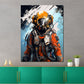 Wandbild Kunstwerk Abstrakt, Astronaut Weltraum