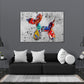 Wandbild Kunstwerk Balloon Dog Graffiti Street Art Style