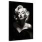 Wandbild Kunstwerk Beautiful Marilyn Black Style