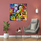 Wandbild Kunstwerk Boxer Mike Colour Pop Art