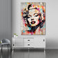 Wandbild Kunstwerk Cool Marilyn News Style