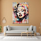 Wandbild Kunstwerk Cool Marilyn News Style