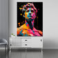 Wandbild Kunstwerk David Colour Pop Art