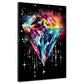 Wandbild Kunstwerk Diamant Pop Art Style