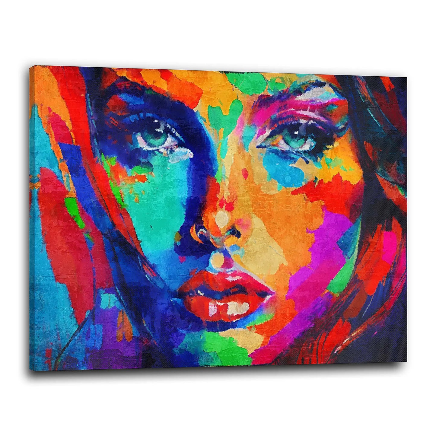 Wandbild Kunstwerk Frau Beautiful Face