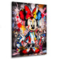 Wandbild Kunstwerk Graffiti Pop Art Beautiful Minnie Style