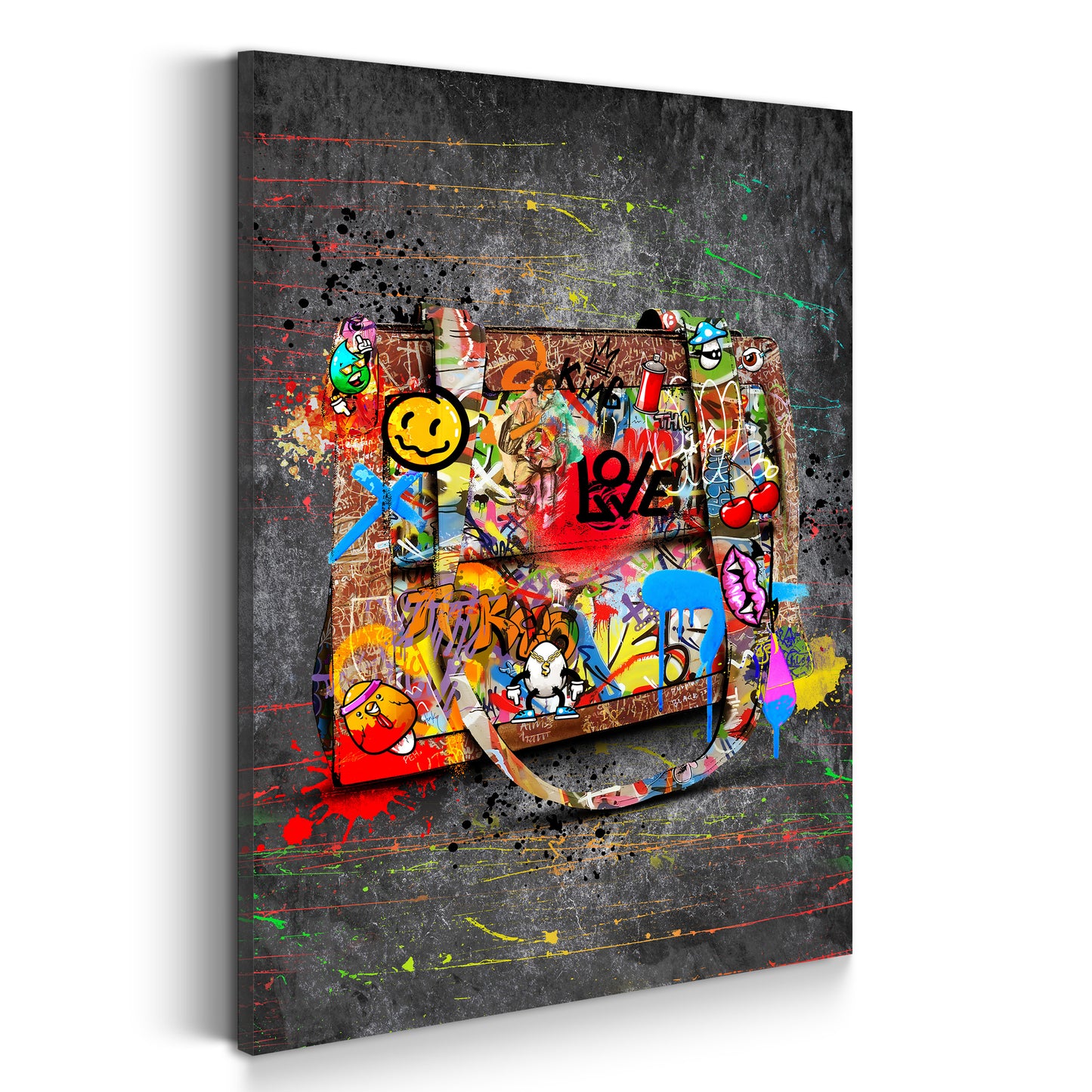 Wandbild Kunstwerk Graffiti Street Art Lifestyle Tasche