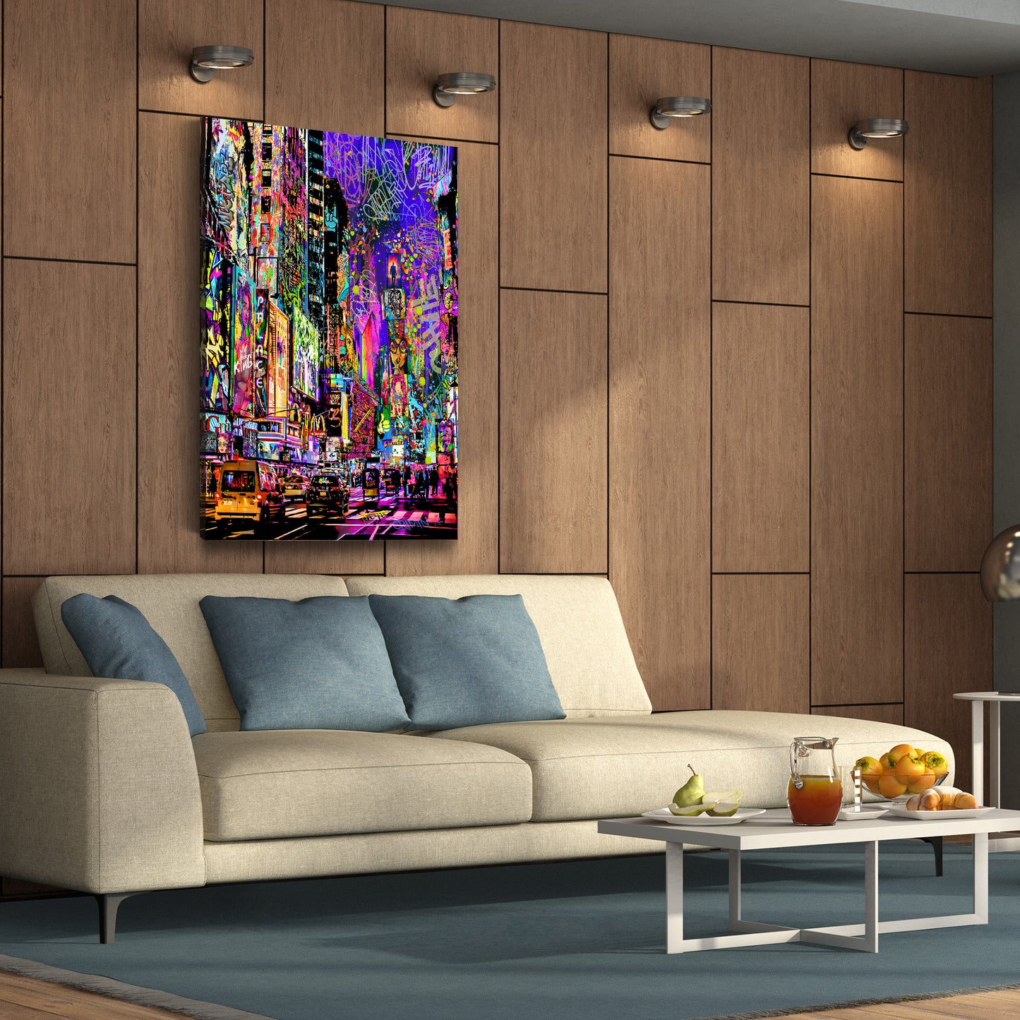 Wandbild Kunstwerk Graffiti Street Art New York