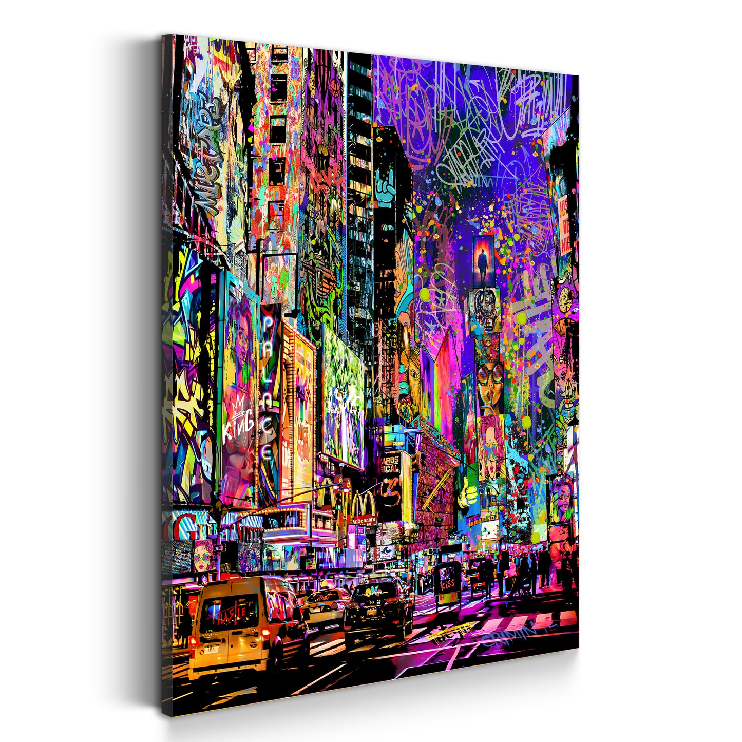 Wandbild Kunstwerk Graffiti Street Art New York