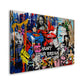 Wandbild Kunstwerk Pop Art Style