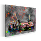 Wandbild Kunstwerk Lamborghini Graffiti Street Art Style