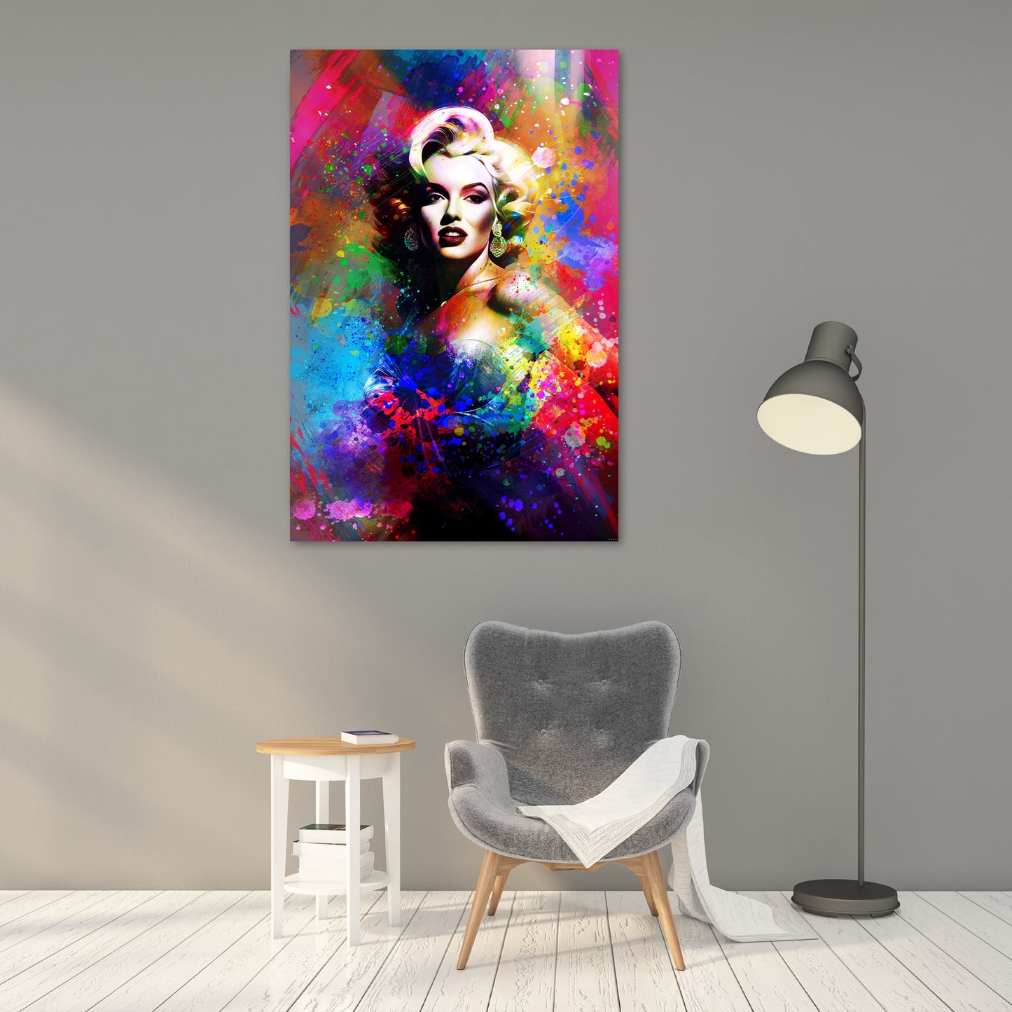 Wandbild Kunstwerk Marilyn Monroe Pop Art Colour Style