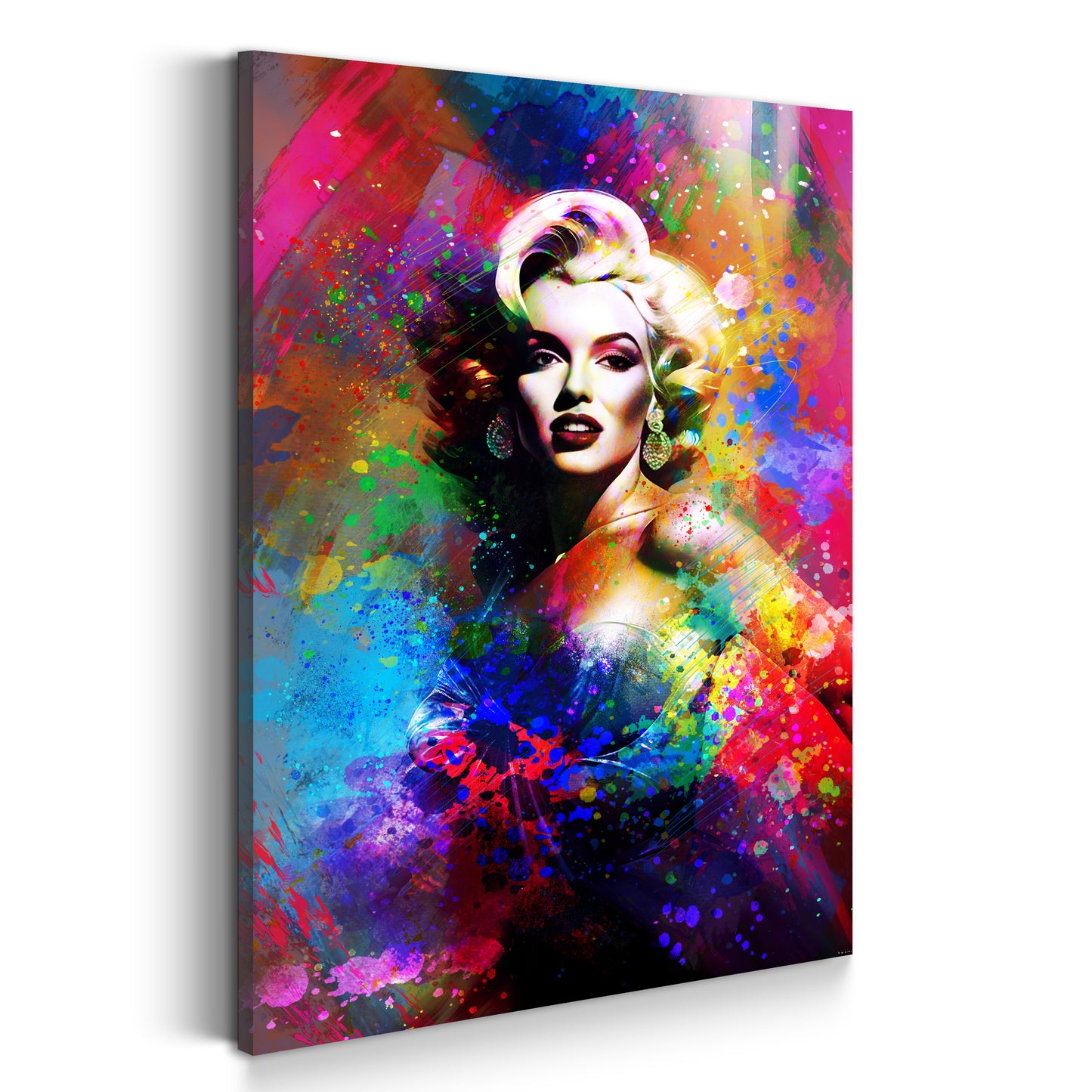 Wandbild Kunstwerk Marilyn Monroe Pop Art Colour Style