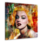 Wandbild Kunstwerk Marilyn Retro Glamour Look