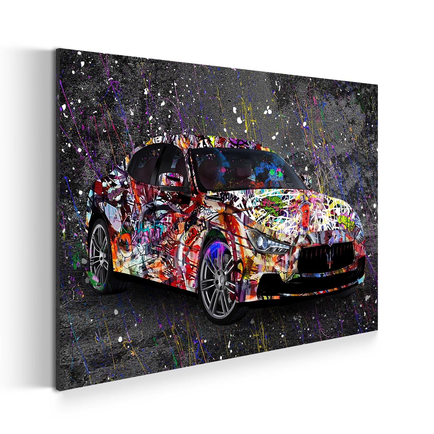 Wandbild Kunstwerk Maserati Graffiti Street Art Style