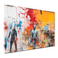 Wandbild Kunstwerk Misterius abstrakt Street Art Pop Art