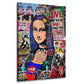 Wandbild Kunstwerk Mona Style Abstract Pop Art