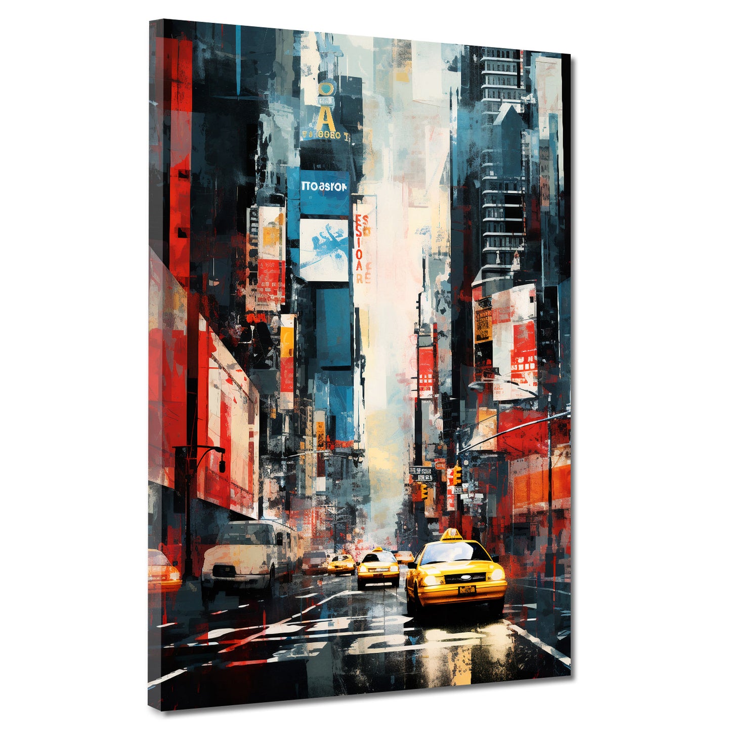 Wandbild Kunstwerk New York City abstrakte Kunst USA