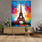 Wandbild Kunstwerk Pop Art Eiffelturm Paris