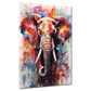 Wandbild Kunstwerk Pop Art Elefant Abstract Colour