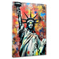 Wandbild Kunstwerk Pop Art Freiheitsstatue, NY