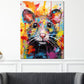 Wandbild Kunstwerk Pop Art Maus Gesicht Colour Style