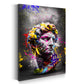 Wandbild Kunstwerk Pop Art Skulptur David mit Street Art Elementen