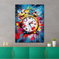 Wandbild Kunstwerk Pop Art Wecker