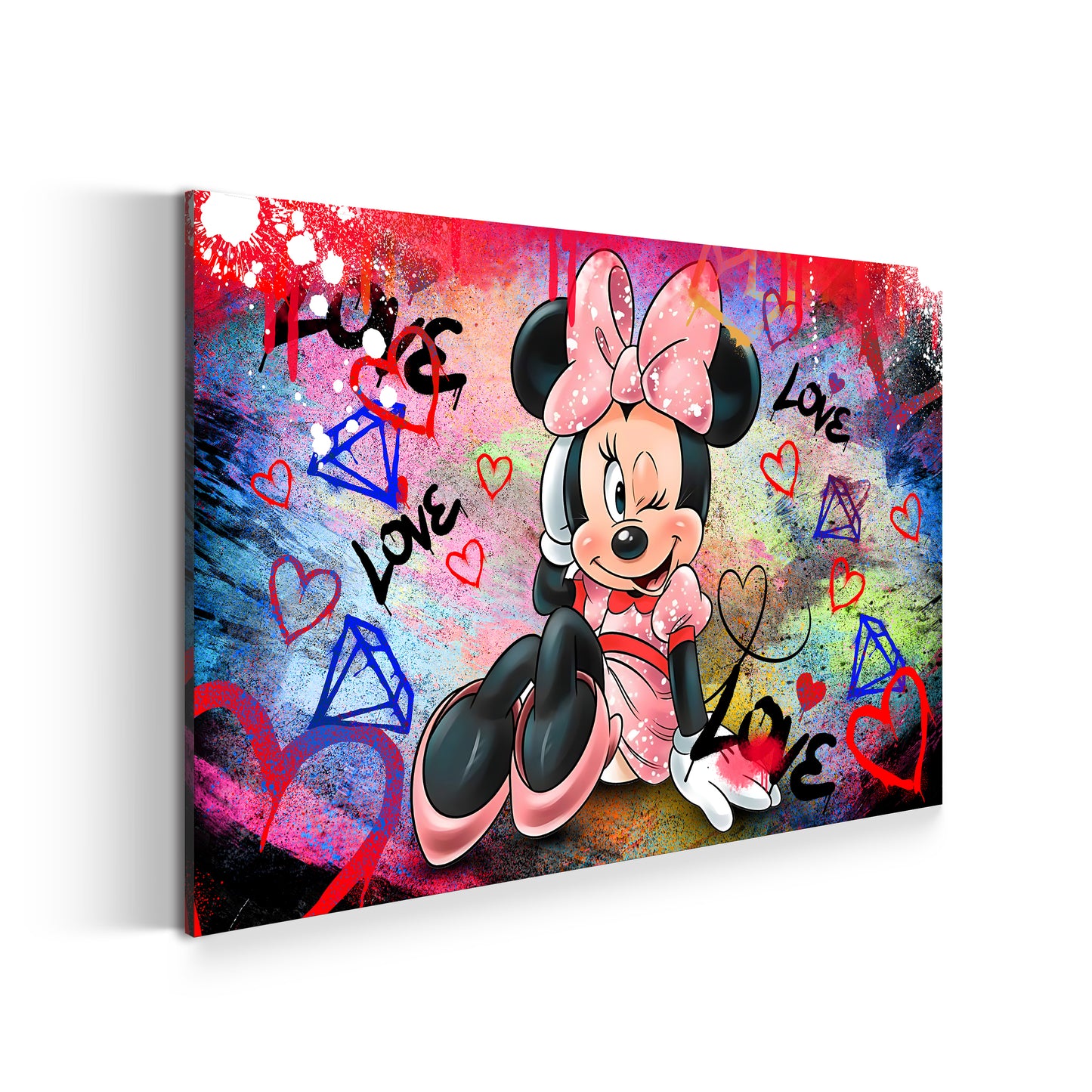 Wandbild Kunstwerk Pop Street Art Beautiful Maus