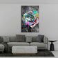 Wandbild Kunstwerk Rose Graffiti Street Art Style