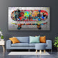 Wandbild Kunstwerk  Street Art Skateboard