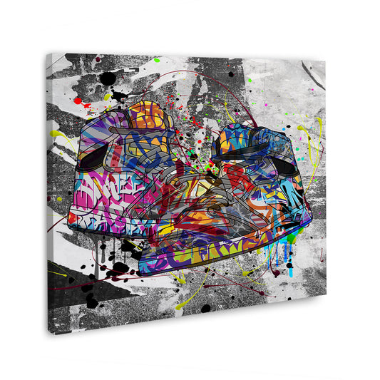 Wandbild Kunstwerk Street Art Sneaker Graffiti Style