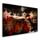 Wandbild Kunstwerk Boxing King