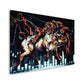 Wandbild Kunstwerk Wallstreet Bull & Bear