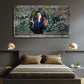 Wandbild Kunstwerk Wallstreet Dollar Reichtum Leo Style modern