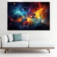 Wandbild Kunstwerk Weltraum Abstract Style