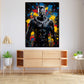 Wandbild Kunstwerk Black Man Film Panther Pop Art Style