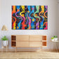 Wandbild Kunstwerk abstrakt Musik Colour Style