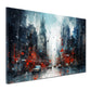 Wandbild Kunstwerk abstrakt New York USA Splash Dark Style