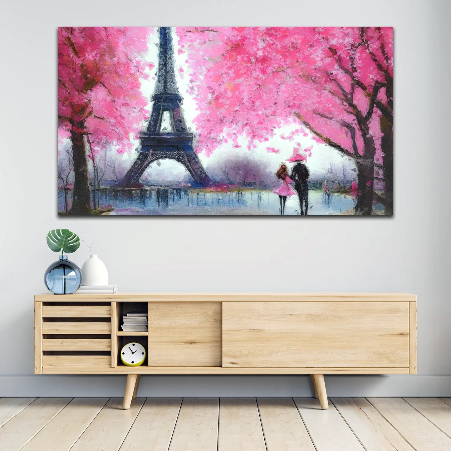 Wandbild Kunstwerk abstrakt Painting Style, Paris