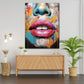 Wandbild Kunstwerk abstrakt Pop Art Beautiful Face