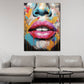 Wandbild Kunstwerk abstrakt Pop Art Beautiful Face