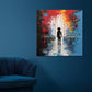 Wandbild Kunstwerk abstrakt Street Art Bridge Blue Style