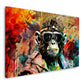 Wandbild Kunstwerk cooler Affe mit Sonnenbrille Pop Art Style