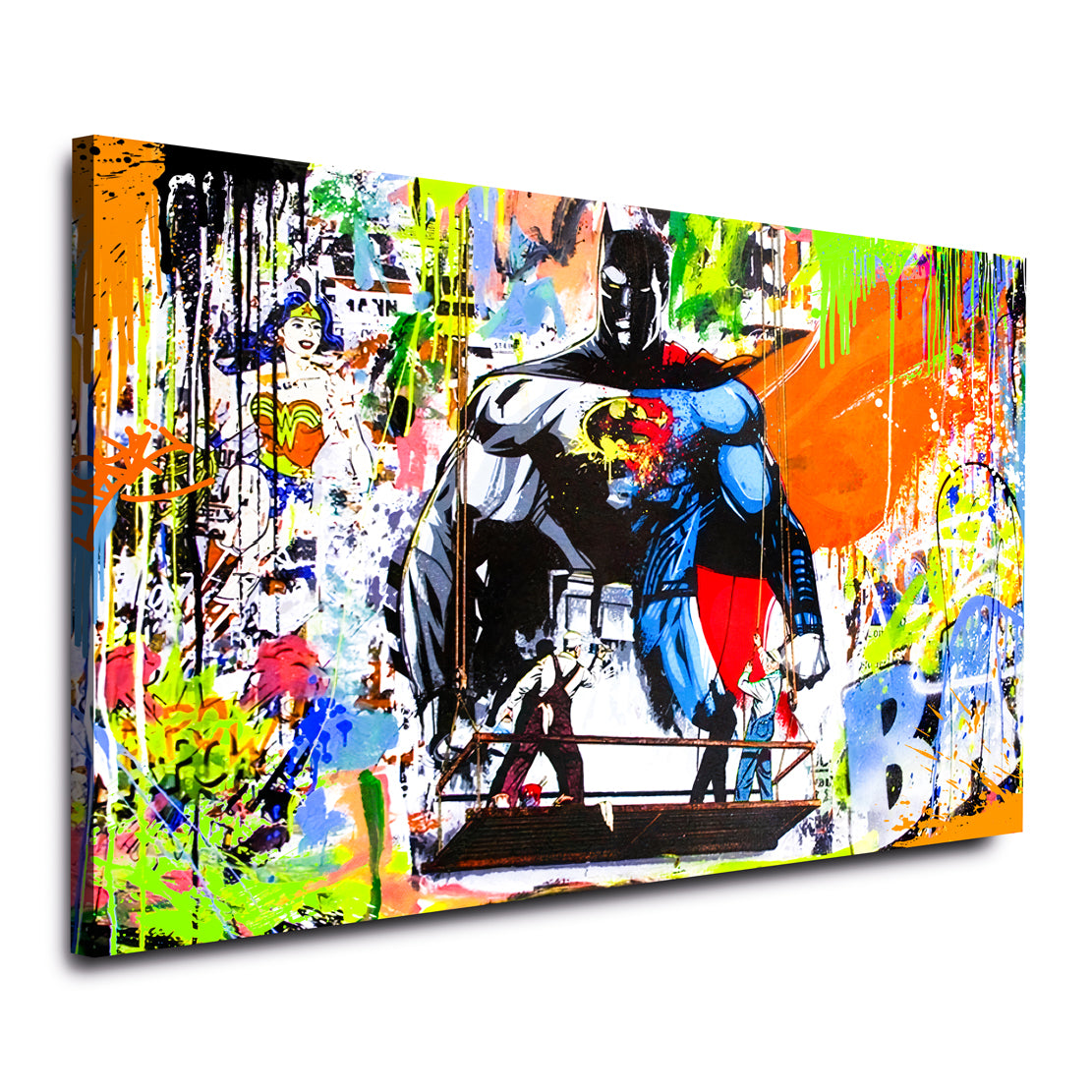 Wandbild Kunstwerk Heros Colour Pop Art