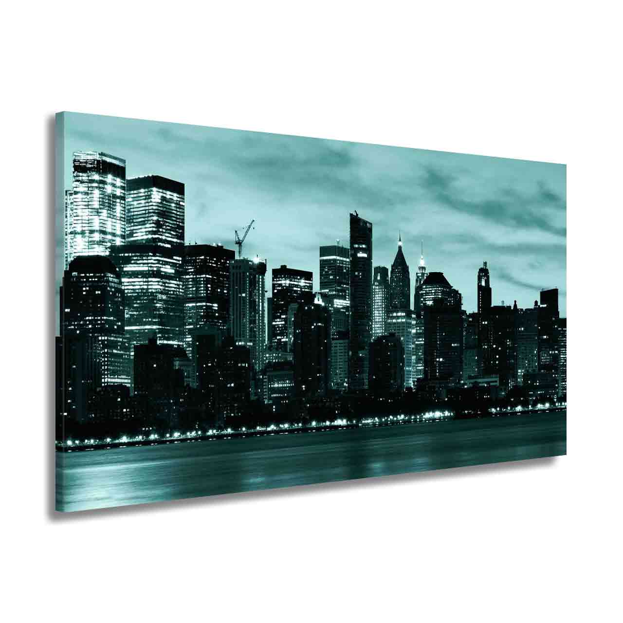 Wandbild Kunstwerk New York Manhattan Skyline, USA